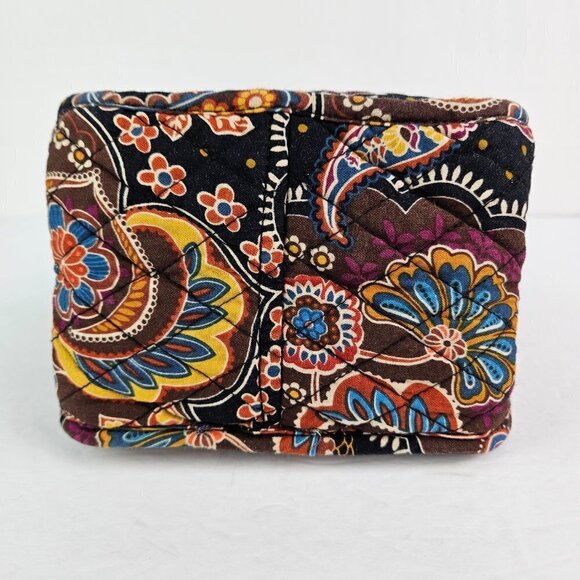 Vera Bradley Out To Lunch Bag Kensington (Retired) Brown Paisley Floral - Picture 5 of 12